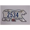 Image 2 : Northwest Territories License Plate