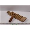 Image 1 : Primitive Wooden Mangle Hand Carved & Wooden Muddler/Pestle