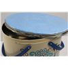 Image 2 : Vintage Collector Tin - Tri Chem Collectible Liquid Embroidery Caddy w/ Embroidery Hoop