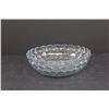 Image 1 : Vintage Depression Bubble Glass Bowl (8" Diameter) in Sapphire Blue