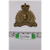 Image 1 : Royal Canadian Mounted Police Heavy Brass Emblem