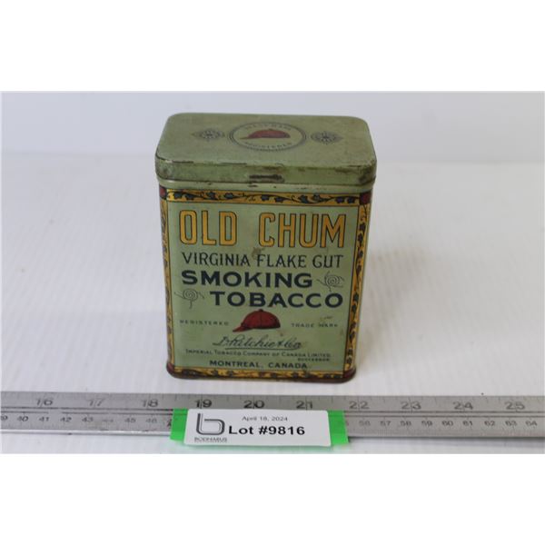 Old Chum Tobacco Collector Tin
