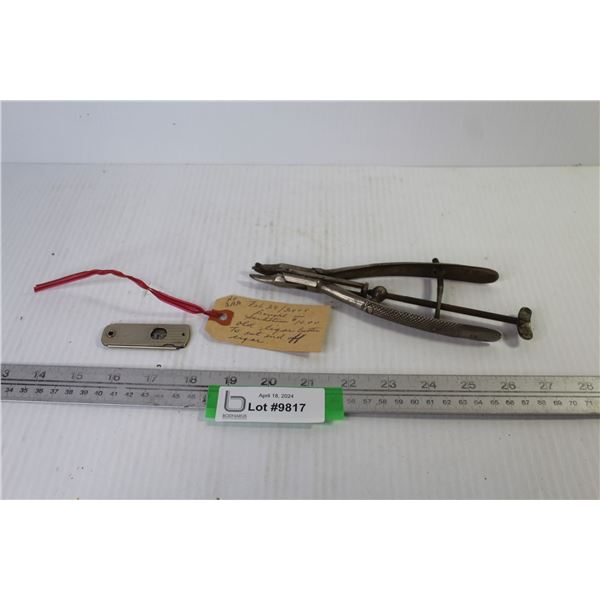 Vintage Dental Tool, Cigar Cutter