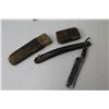 Image 2 : Antique Straight Razor in Box, (3) Razor Strops