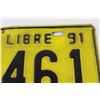 Image 4 : Panama License Plate - 1991