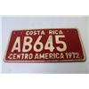 Image 4 : Costa Rica License Plate - 1972