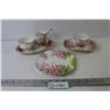 Image 1 : Royal Albert Blossom Time Cream & Sugar, Extra Sugar Bowl, Plate, Oval Dish, Rectangular Dish