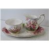 Image 6 : Royal Albert Blossom Time Cream & Sugar, Extra Sugar Bowl, Plate, Oval Dish, Rectangular Dish