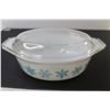 Image 4 : Vintage Pyrex Casserole Dish With Lid - Snowflake Pattern