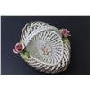 Image 2 : Capodimonte Made In Italy Ceramic Basket With Handle