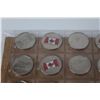 Image 2 : Canadian Quarters Coin Collection Various Colored & Non- Colored