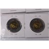 Image 3 : (2) Canadian 2018 Toonie Armistice Coin Set - Colored/Non Colored
