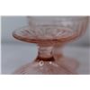 Image 5 : (12) Vintage Pink Depression Glass Dessert Bowls (One Has Small Chip in Bottom, as Pictured)