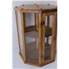 Image 5 : Wooden Two-Tier Lazy Susan Display Cabinet - 16"x12"