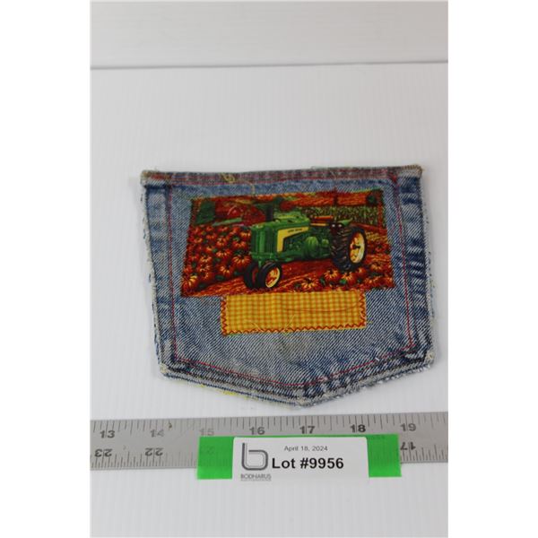 Jean Pocket John Deere Hot Plate Holder - 7"x7"