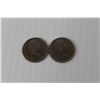 Image 5 : American Copper Coin, (2) 1968 Canadian Dimes