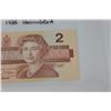 Image 5 : (2) Canadian Two Dollar Bill 1986 - Uncirculated
