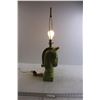 Image 1 : Green Unicorn Lamp - Works, Some Damage
