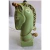 Image 4 : Green Unicorn Lamp - Works, Some Damage