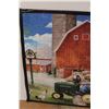 Image 2 : John Deere Farm Puzzle - 27 1/4" x 20" (built on cardboard)