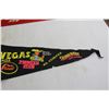 Image 3 : (2) Las Vegas Pennants - Largest Measures 27" x 8 3/4"