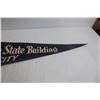 Image 4 : Statue of Liberty and Empire State Building Pennants - Largest Measures 27" x 9"