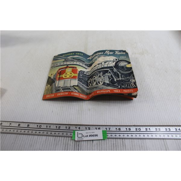 1951 Gilbert Toys American Flyer Trains Pamphlet