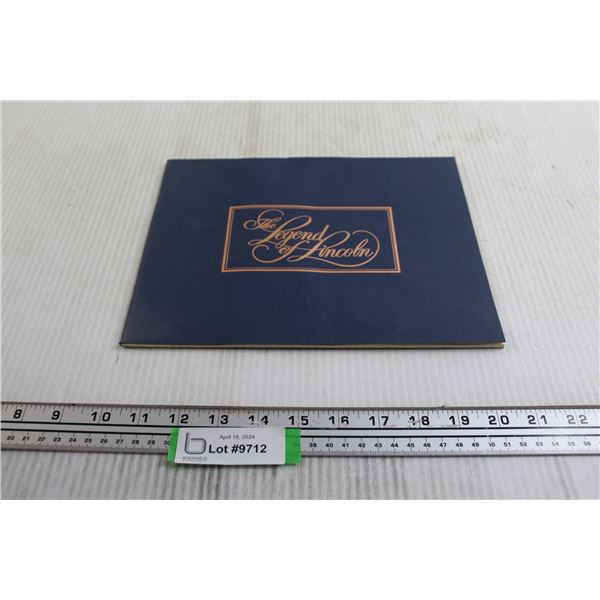 Lincoln Car History Picture Book