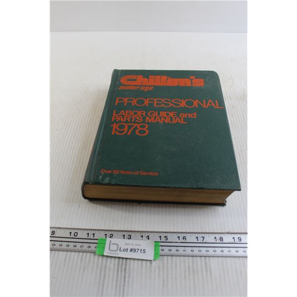 Chilton's 1978 Automotive Manual