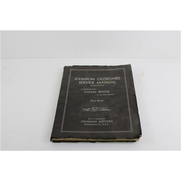 Vintage Johnson Outboard Service Manual Second Edition