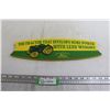 Image 1 : John Deere Tractor Sign - 18" x 6"