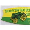 Image 2 : John Deere Tractor Sign - 18" x 6"