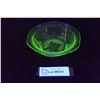 Image 1 : Royal Lace Green Depression Uranium Glass Berry Bowl