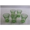 Image 2 : (5) Royal Lace Depression Uranium Glasses