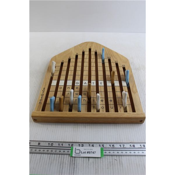 Wooden Horse Racing Game