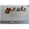 Image 1 : (2) Pairs Salt and Pepper Shakers, (4) Decorations