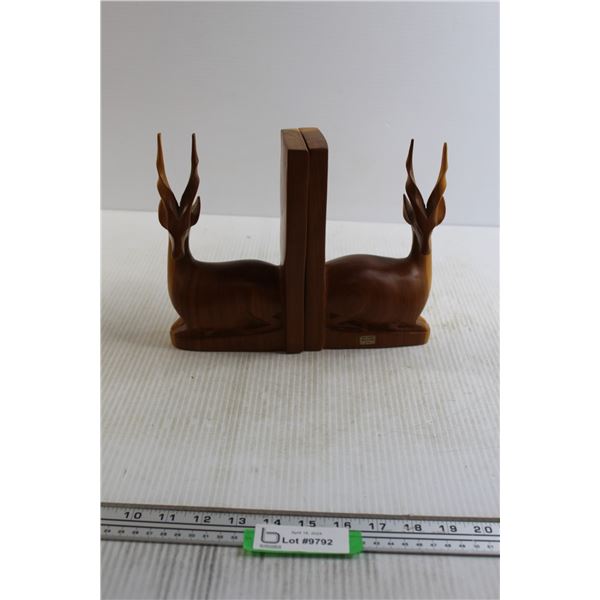 Pair of Gazelle Book Ends