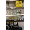 Image 1 : LARGE SHELF LOT OF CLEANING SUPPLIES. TOILET CLEANER, HAND WASH, SOS PADS, CHLORINE SANITIZER,
