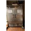 Image 1 : TRUE COMMERCIAL REFRIGERATOR. 54"WX 7'H MODEL T-49. WEATHER SEAL NEEDS ATTENTION