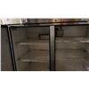 Image 2 : TRUE COMMERCIAL REFRIGERATOR. 54"WX 7'H MODEL T-49. WEATHER SEAL NEEDS ATTENTION