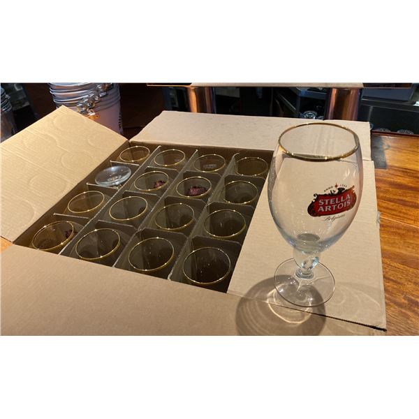 CASE OF 24 1/2L STELLA ARTOIS GLASSES