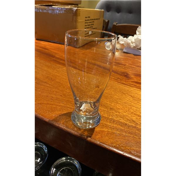 LARGE GROUP ASST BAR GLASSES- APPROX 116 BEER GLASSES, 180+ COCKTAIL GLASSES, WATER DECANTERS,