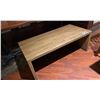 Image 1 : SOLID BUTCHER BLOCK COFFEE TABLE/BENCH 48"X23"X18"H