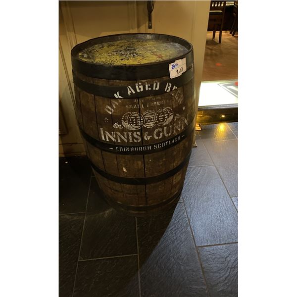 INNIS & GUNN FULL SIZE HARDWOOD KEG