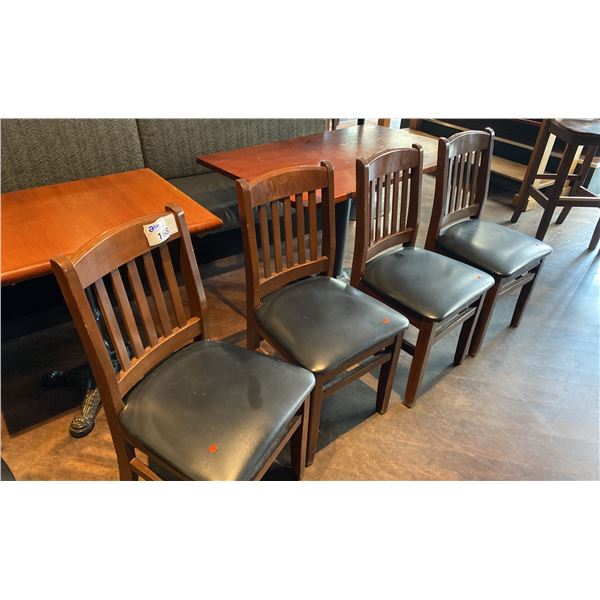 HOLSAG CANADA SOLID HARDWOOD STANDARD HEIGHT CHAIRS-GROUP OF 4