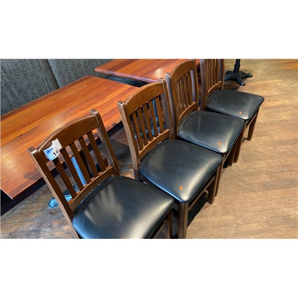 HOLSAG CANADA SOLID HARDWOOD STANDARD HEIGHT CHAIRS-GROUP OF 4