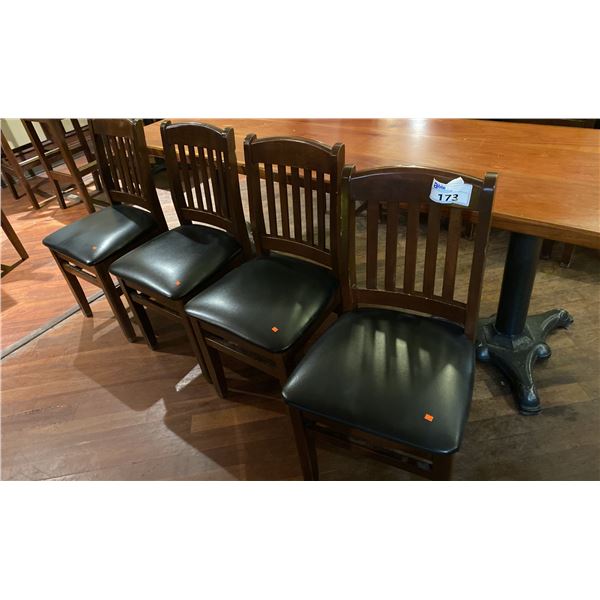 HOLSAG CANADA SOLID HARDWOOD STANDARD HEIGHT CHAIRS-GROUP OF 4