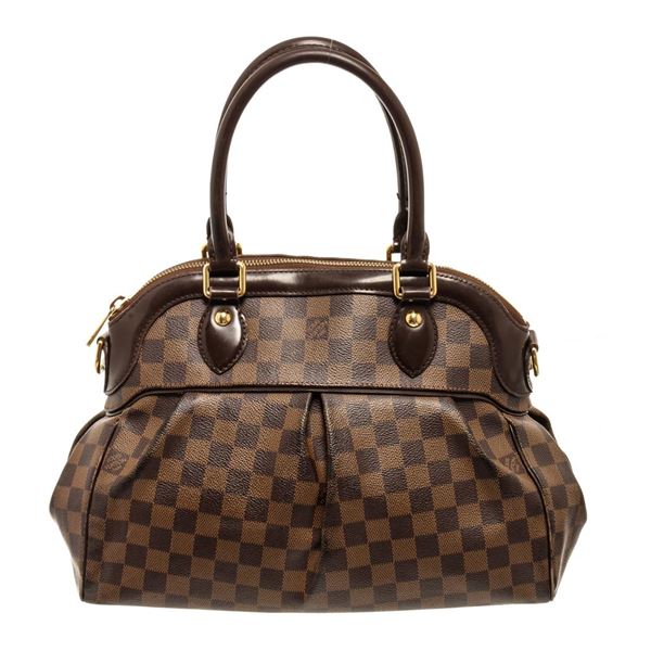Louis Vuitton Brown Damier Ebene Trevi PM Shoulder Bag