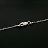 Image 5 : 14K White Gold 4.31 ctw Oval Chalcedony White & Black Diamond 16" Pendant Neckla