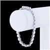 Image 3 : 8.68 ctw Diamond 14K White Gold Tennis Bracelet